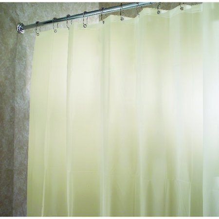 INTERDESIGN iDesign 72 in. H X 72 in. W Sand Solid Shower Curtain Vinyl 14755